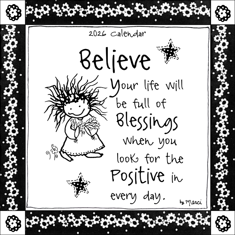 2026 Believe 7 1/2" X 7 1/2" Calendar