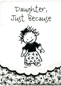 Daughter, Just Because Pocket Notepad