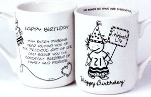BIRTHDAY MUG FOR 21 YEAR-OLD