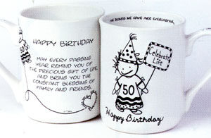 BIRTHDAY MUG FOR 50 YEAR-OLD